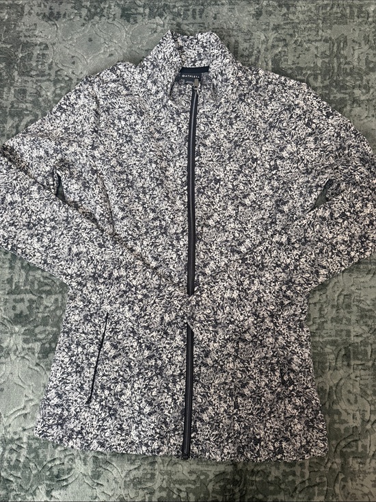 Athleta Jackets & Blazers - Athleta Shanti Salutation Moonflower Jacquard Full-Zip Jacket